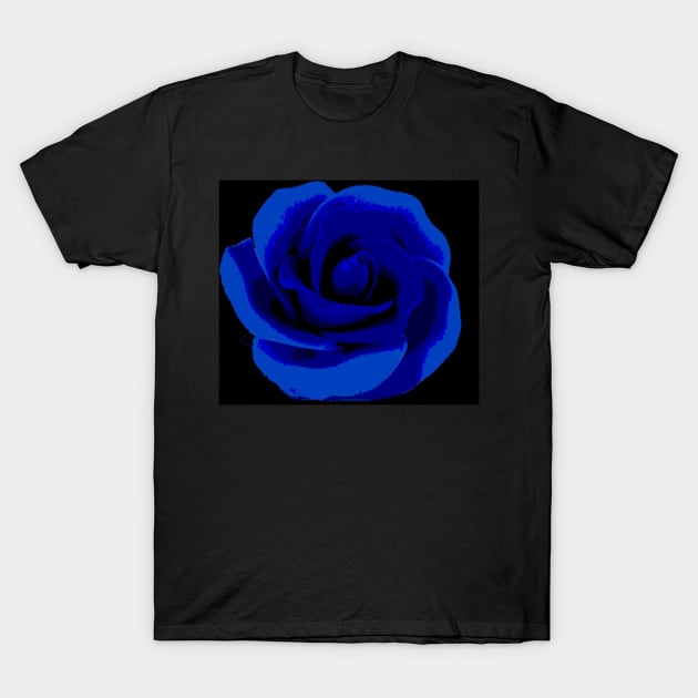 blue rose T-Shirt by Daniel Boone